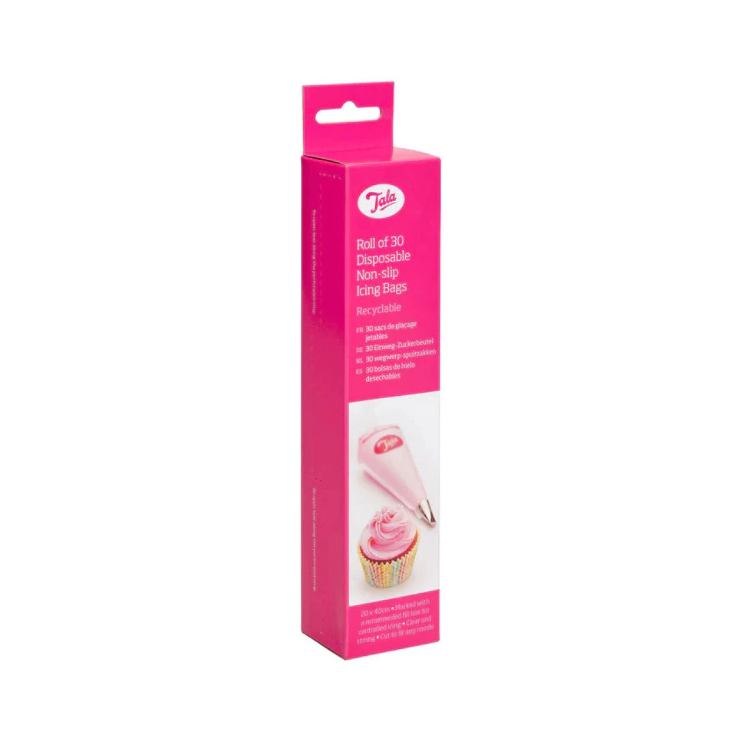 Tala Disposable Non-stick Icing Bags 20X40cm Rolls of 30 Bags