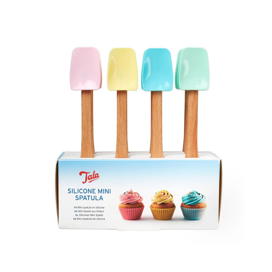 Tala Silicone Mini Spatula with Wooden Handle