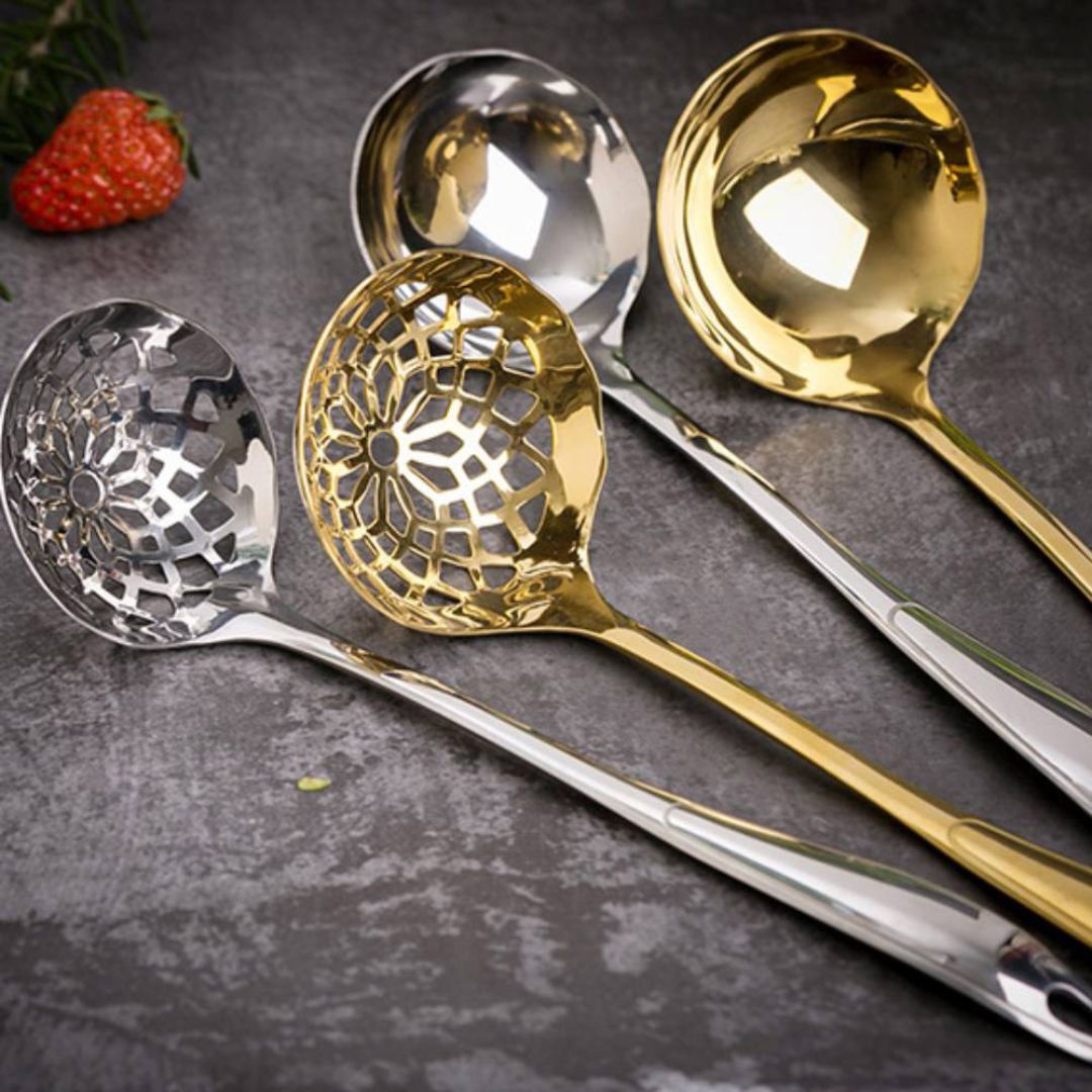 Steelcraft Stainless Steel Perforated Steamboat Ladle