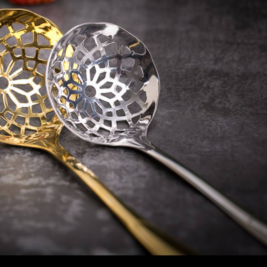Steelcraft Stainless Steel Perforated Steamboat Ladle