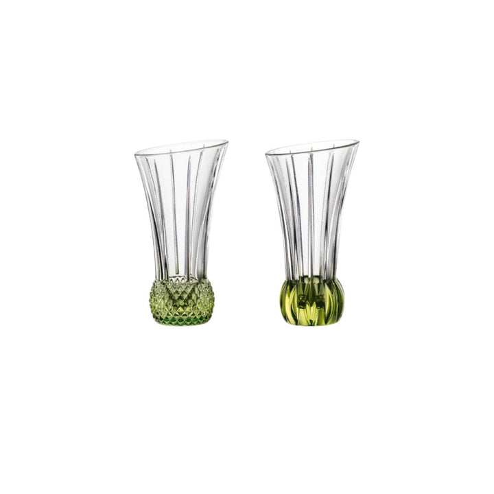 Nachtmann Lead Free Crystal 2 Pc Set Table Vase
