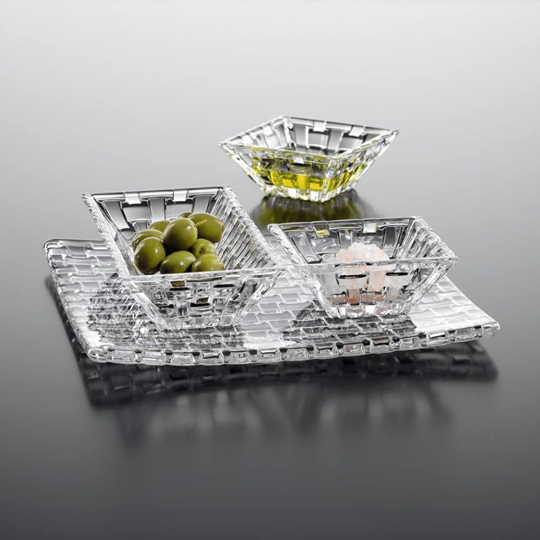 Nachtmann Lead Free Crystal Serving Set of 4Pcs
