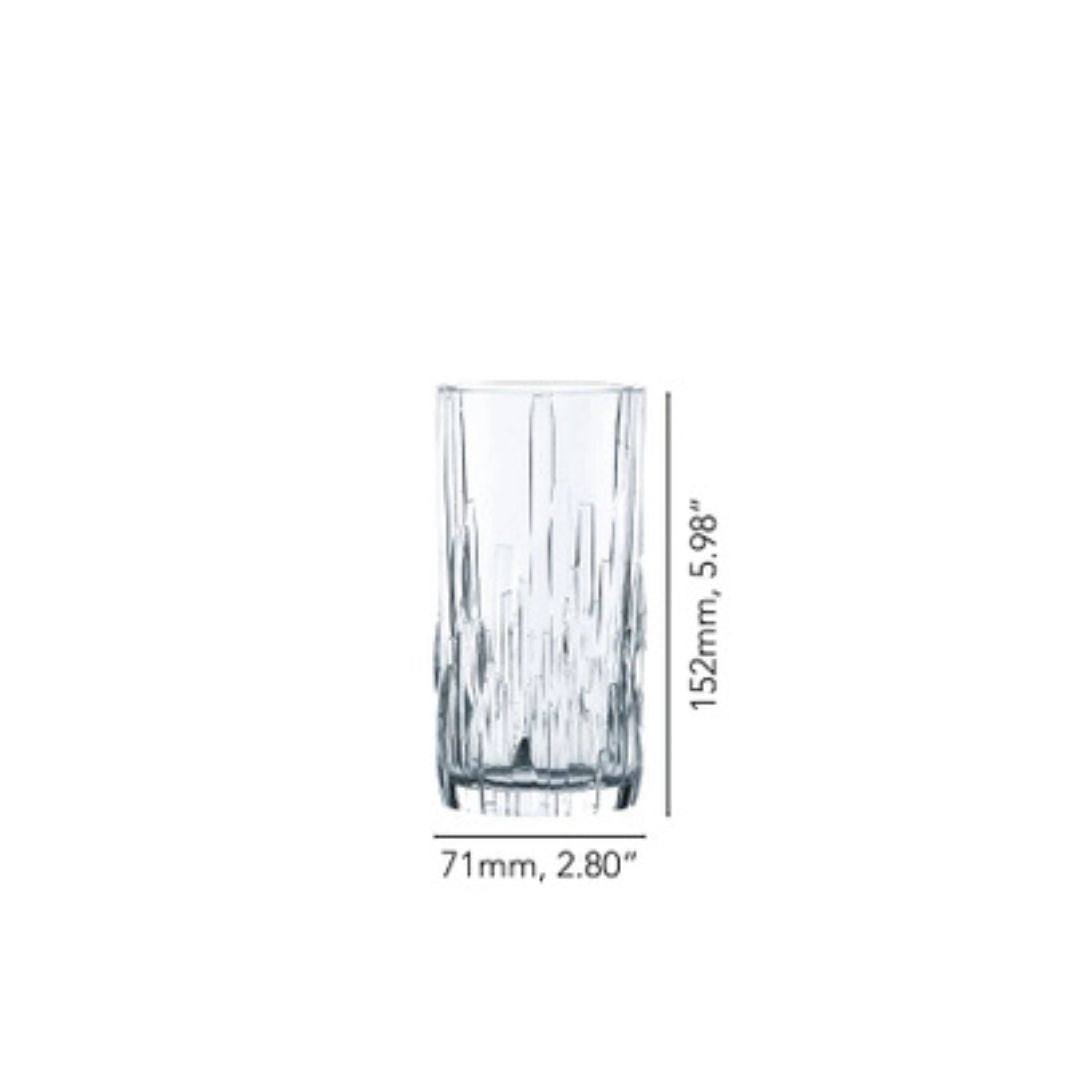 Nachtmann Shu Fa Lead Free Crystal Longdrink Set of 4Pcs