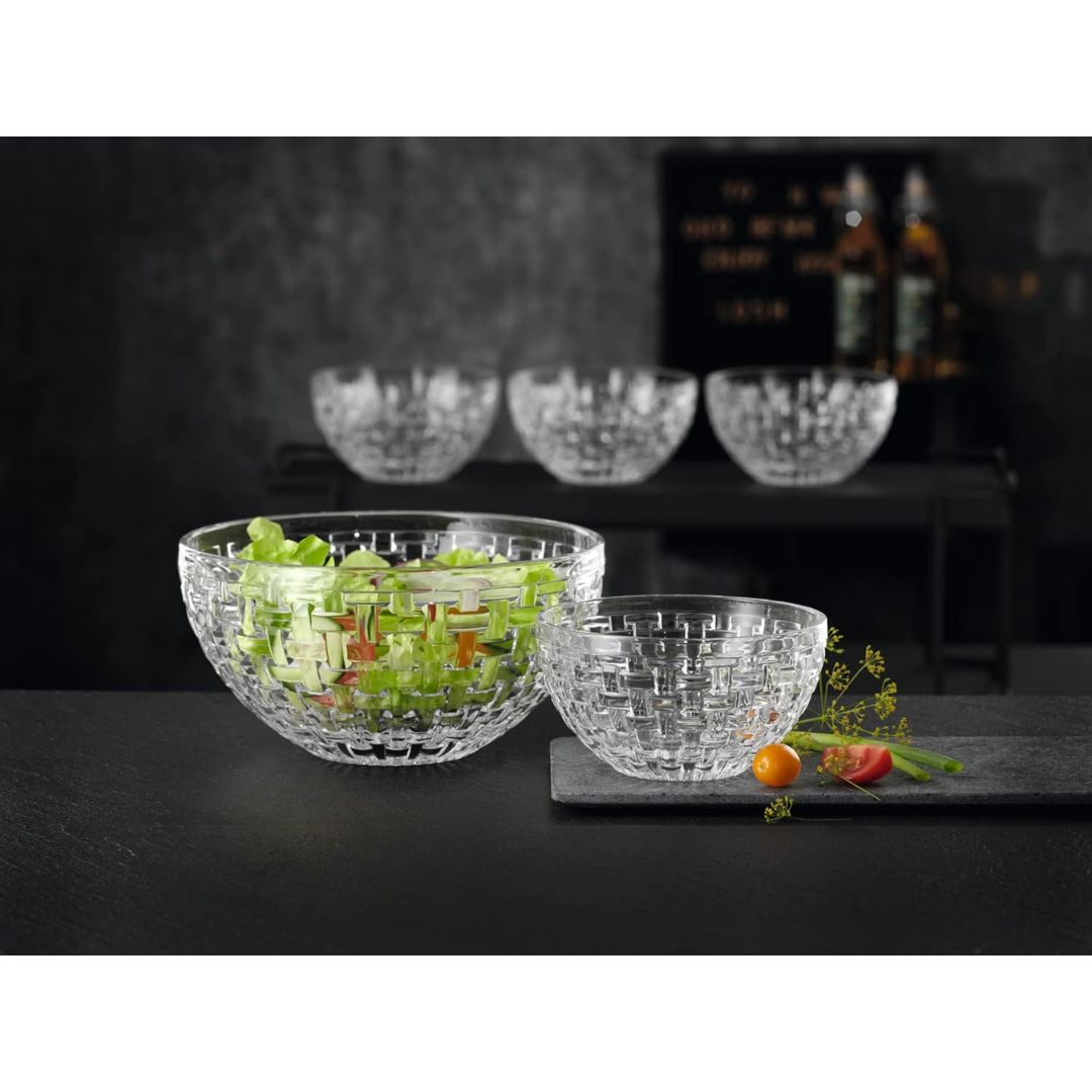 Nachtmann Lead Free Crystal Round Dip Bowl Set of 4Pcs