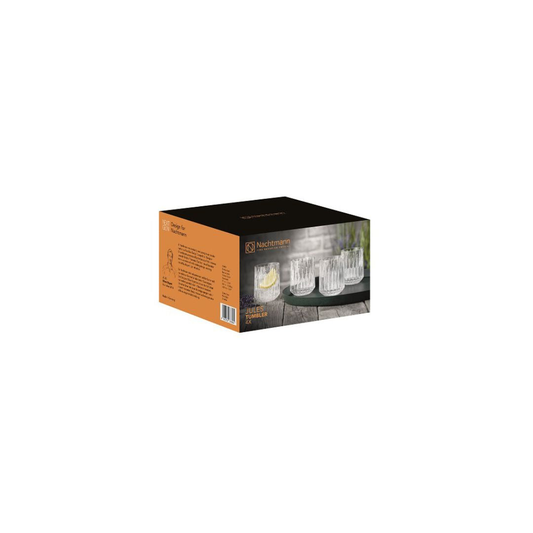 Nachtmann Jules Lead Free Crystal Tumbler Set of 4Pcs