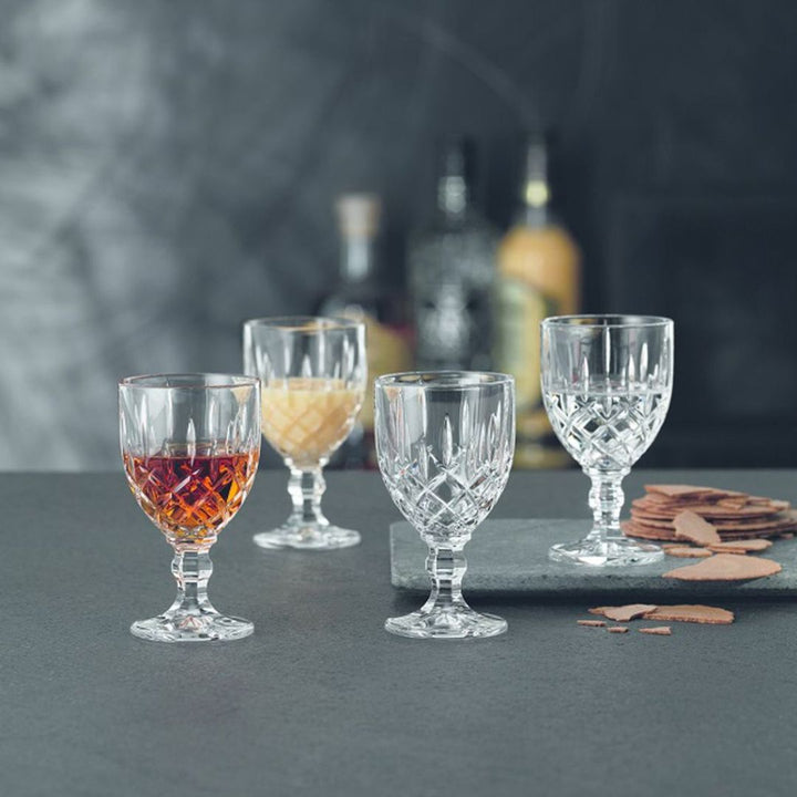 Nachtmann Lead Free Crystal Liquer Set of 4Pcs