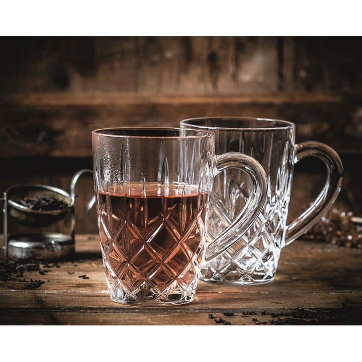 Nachtmann Lead Free Crystal Tea Mug Glass Set of 2Pcs
