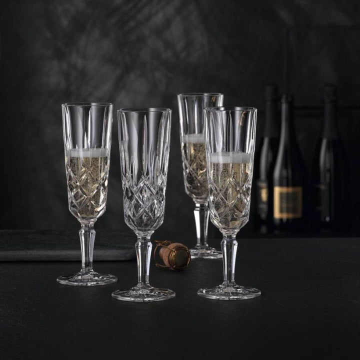 Nachtmann Lead Free Crystal Champagne Glass Set of 4Pcs