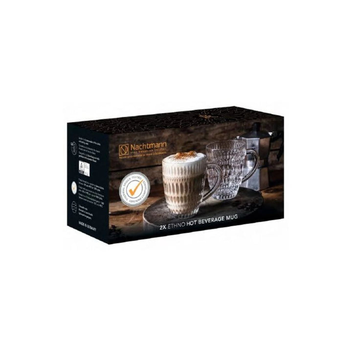 Nachtmann Lead Free Crystal Hot Beverage Mug Set of 2Pcs
