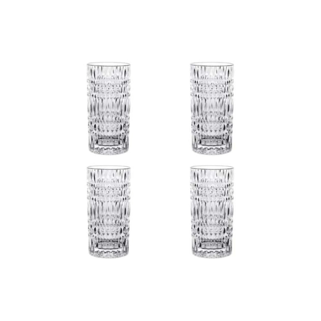 Nachtmann Ethno Lead Free Crystal Longdrink Set of 4Pcs