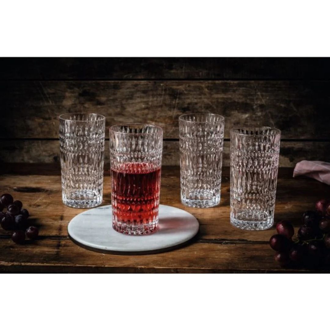 Nachtmann Ethno Lead Free Crystal Longdrink Set of 4Pcs
