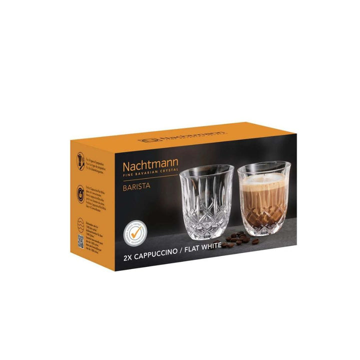 Nachtmann Barista Lead Free Crystal Cappuccino Cup Set of 2Pcs