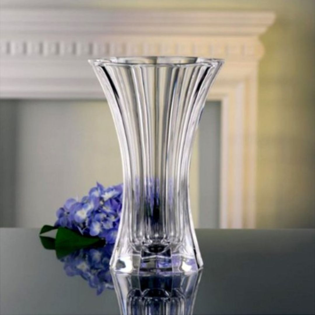 Nachtmann Saphir Lead Free Crystal Vase