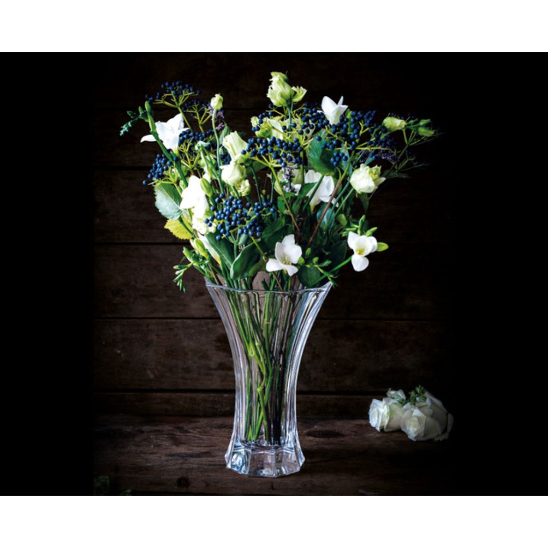 Nachtmann Saphir Lead Free Crystal Vase