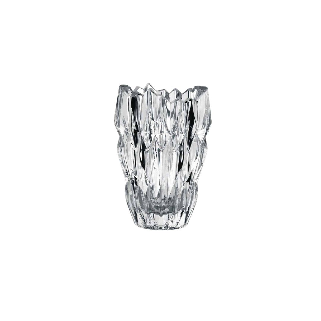Nachtmann Quartz Lead Free Crystal Oval Vase