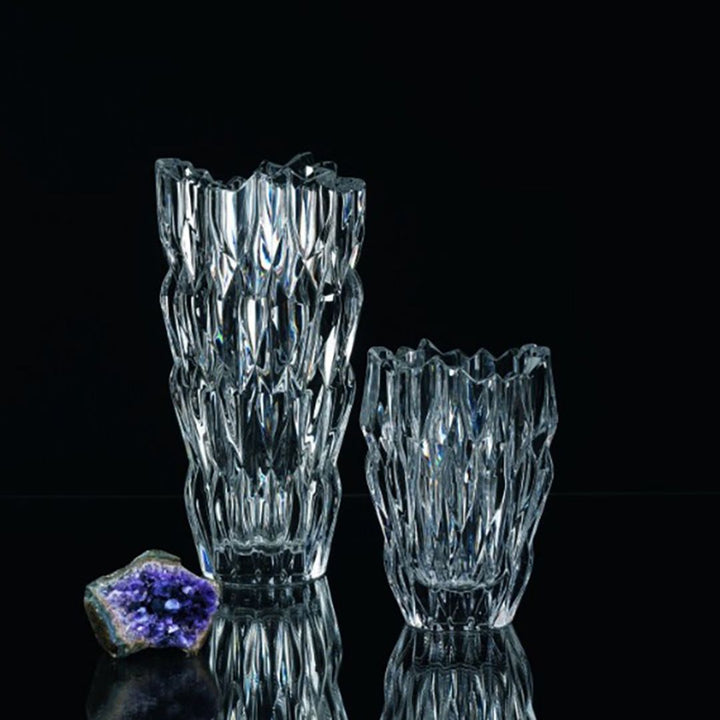 Nachtmann Quartz Lead Free Crystal Oval Vase