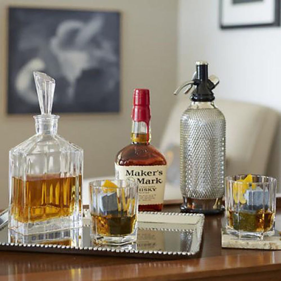 Nachtmann Aspen Crystal Whisky Decanter and Tumblers Set of 3pcs