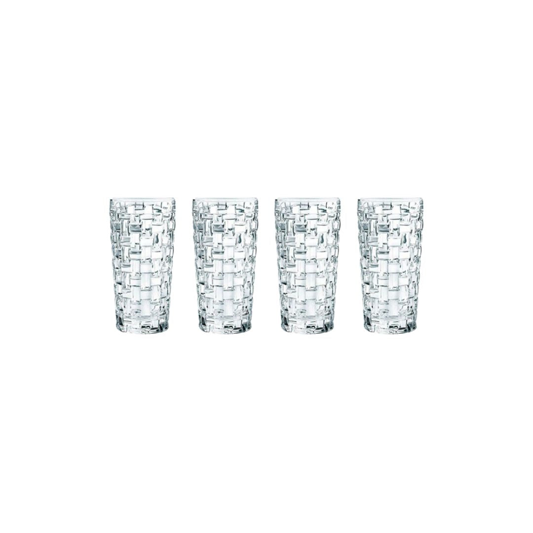Nachtmann Bossa Nova Lead Free Crystal Hi Ball Tumbler Set of 4Pcs
