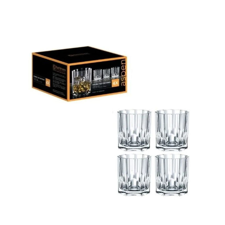 Nachtmann Aspen Lead Free Crystal Whisky Tumbler Set of 4Pcs