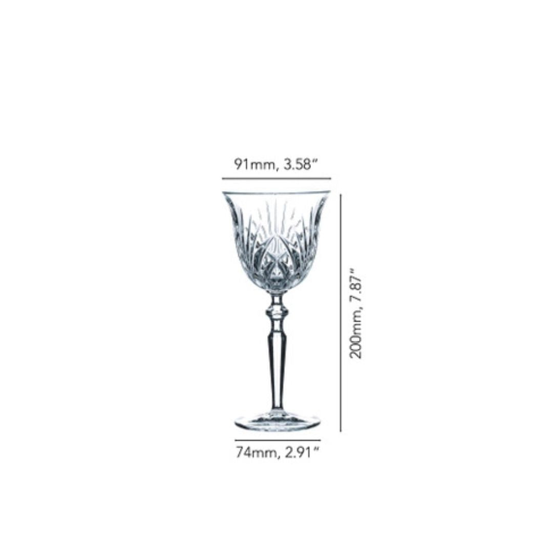 Nachtmann Lead Free Crystal Goblet Set of 6Pcs