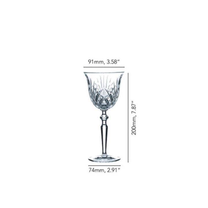 Nachtmann Lead Free Crystal Goblet Set of 6Pcs