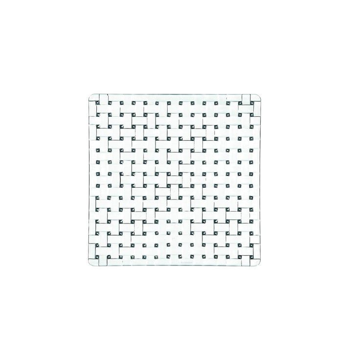 Nachtmann Lead Free Crystal Square Platter Set of 2