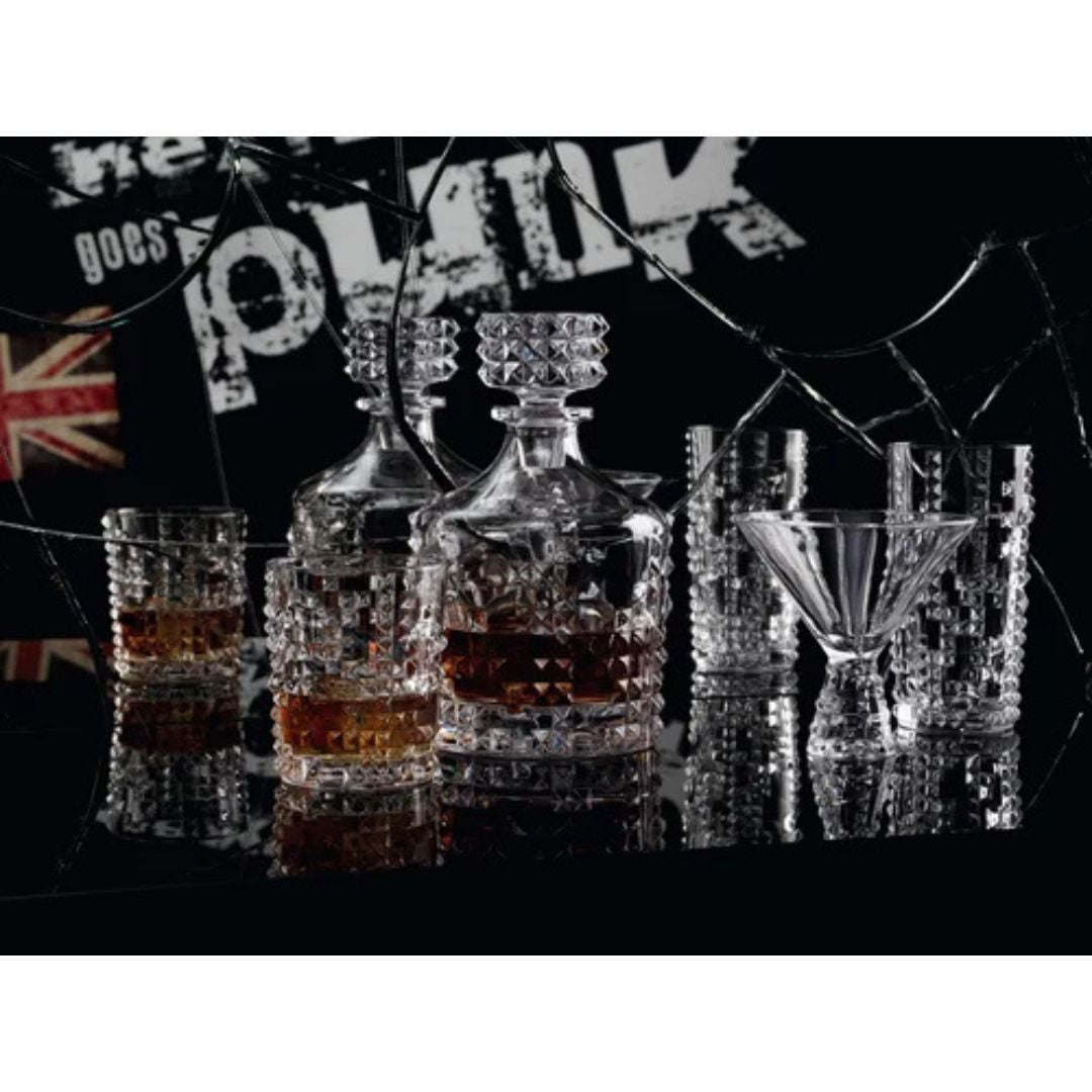 Nachtmann Punk Lead Free Crystal Whisky Tumbler Set of 4Pcs