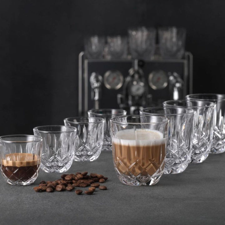 Nachtmann Noblesse Barista Set of 8Pcs Lead Free Crystal Cups