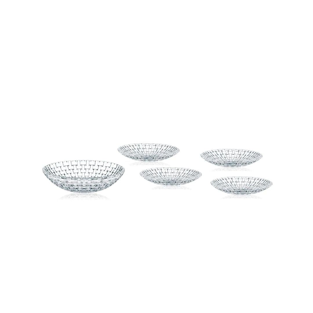 Nachtmann Bossa Nova Set of 5 Pcs Lead Free Crystal Bowl