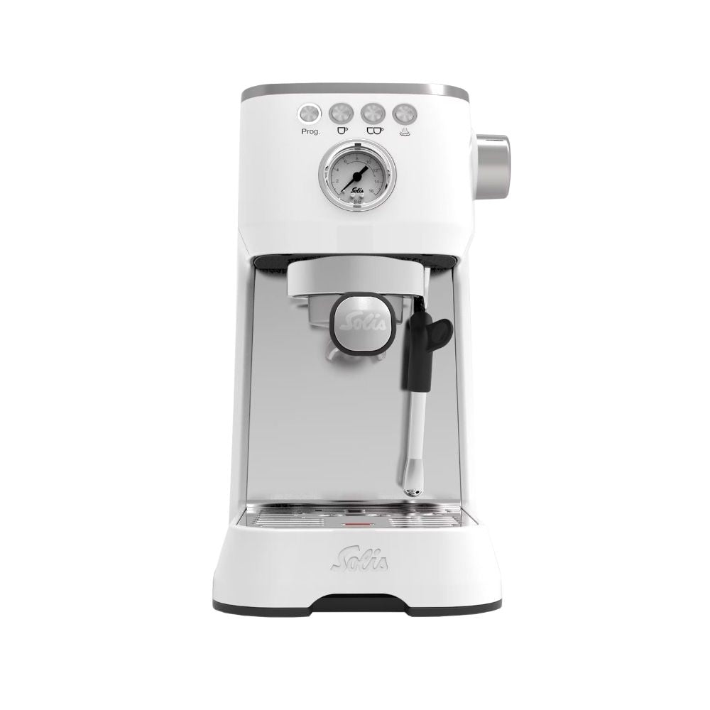 Solis Stainless Steel Barista Coffee Machine White