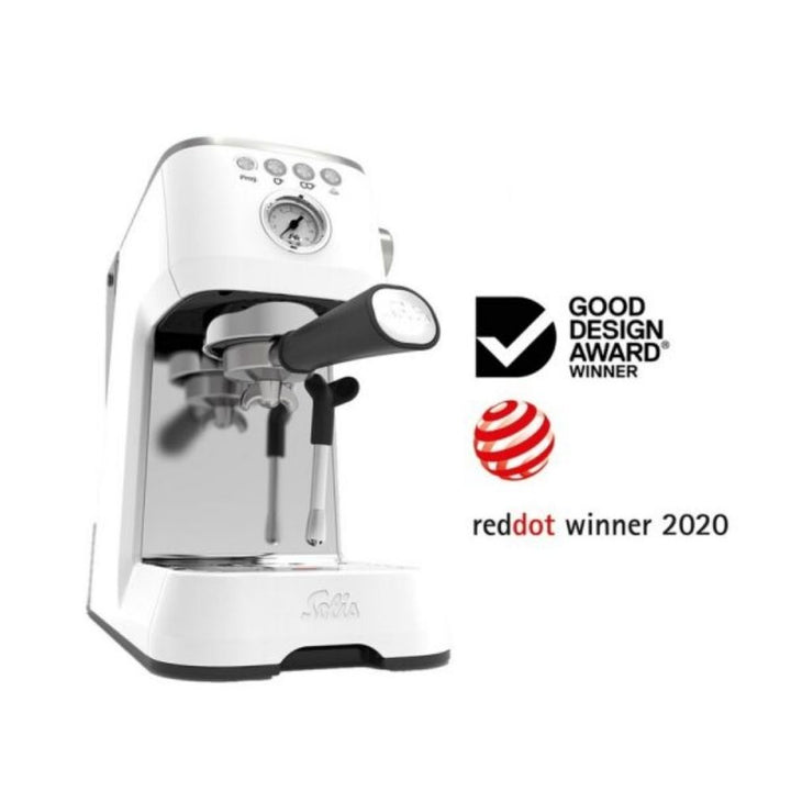 Solis Stainless Steel Barista Coffee Machine White