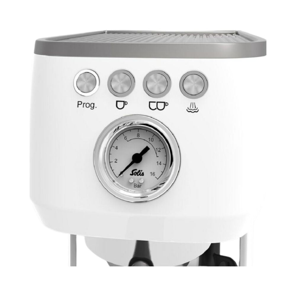 Solis Stainless Steel Barista Coffee Machine White