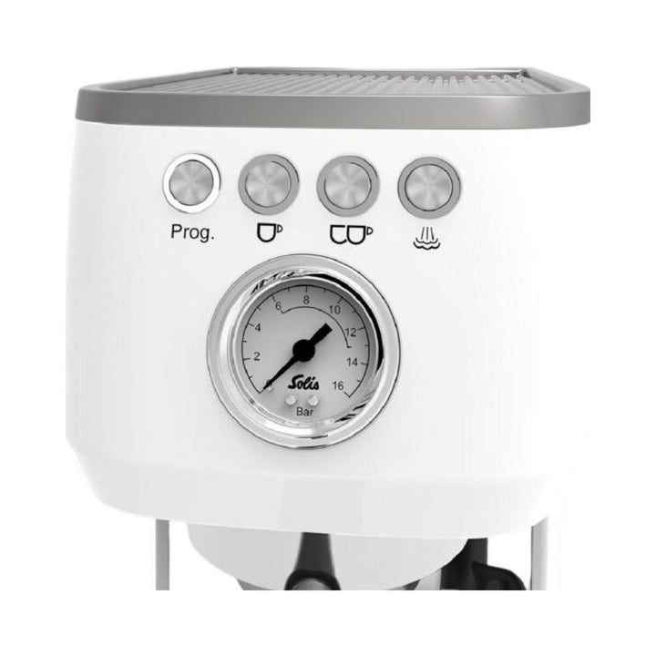 Solis Stainless Steel Barista Coffee Machine White