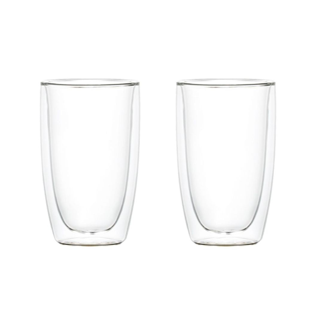 Aramoro Borosilicate Glass Double Wall Cup 2pcs/Set