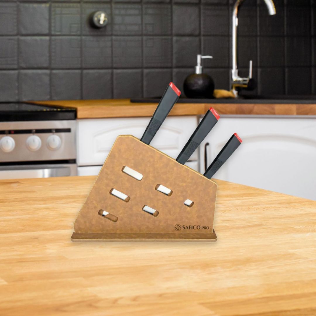Safico Pro Wood Fibre Knife Holder