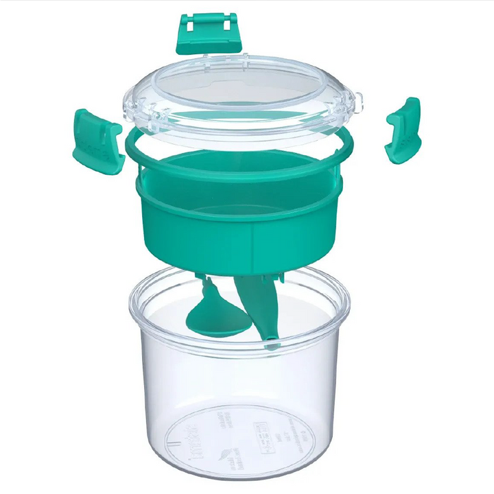 SISTEMA 530ml Breakfast To Go Box With Stackable Tray Compartment And Cutlery