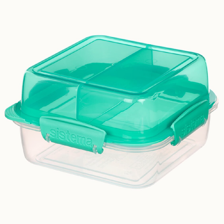 SISTEMA Lunchstack To Go Nestable Lunch Box With 2 Compartments