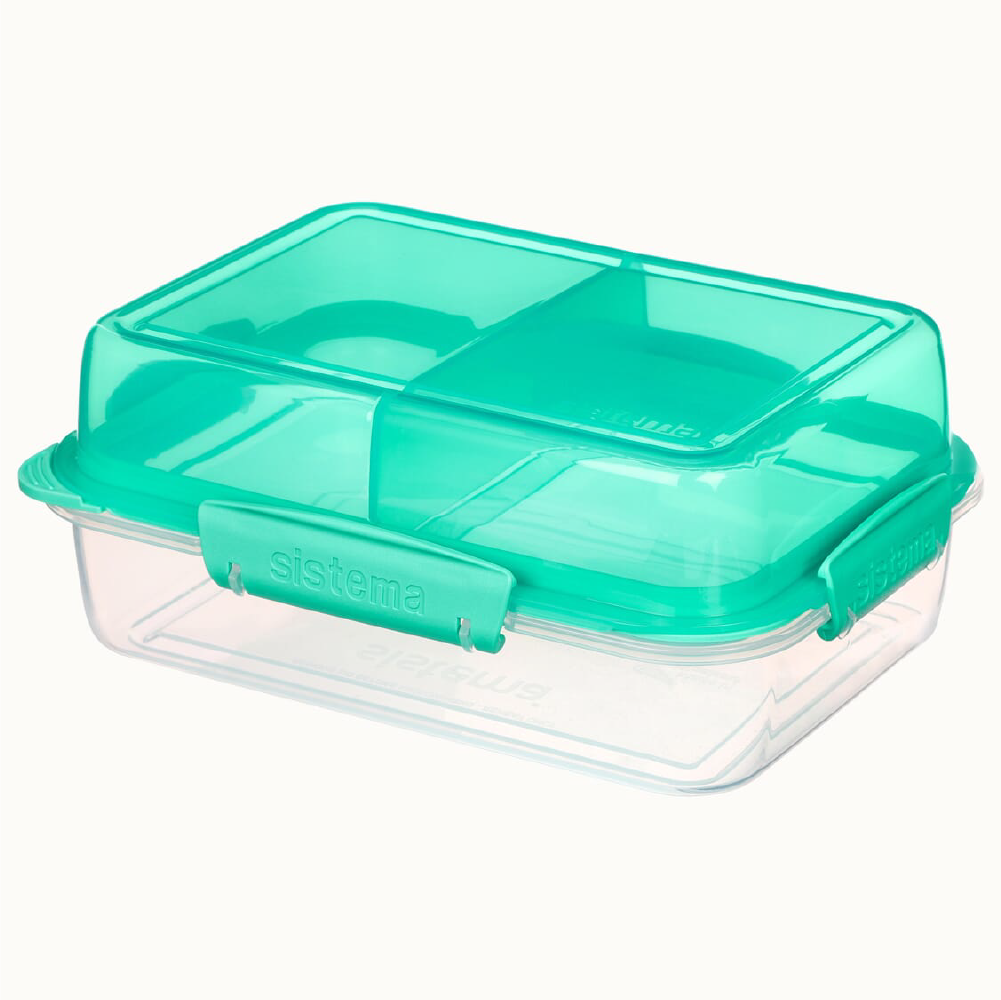 SISTEMA Lunchstack To Go Nestable Lunch Box With 2 Compartments