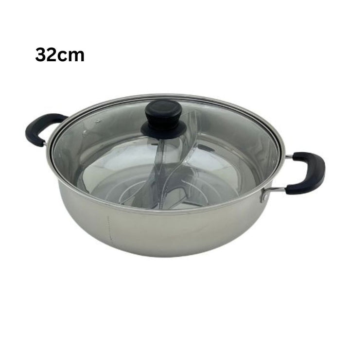 Steelcraft Stainless Steel Divided Hot Pot