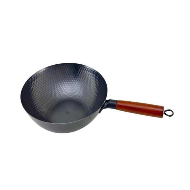 Steelcraft Black Steel 32cm Diamond Design Wok