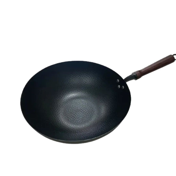 Steelcraft Black Steel 32cm Diamond Design Wok