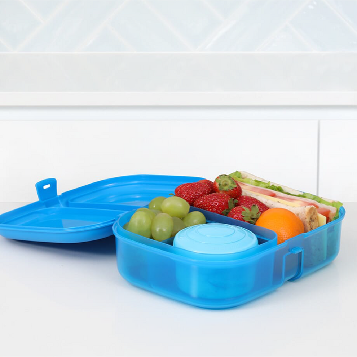SISTEMA 1.1L Ribbon Lunch Box Dengan Mini Gigitan