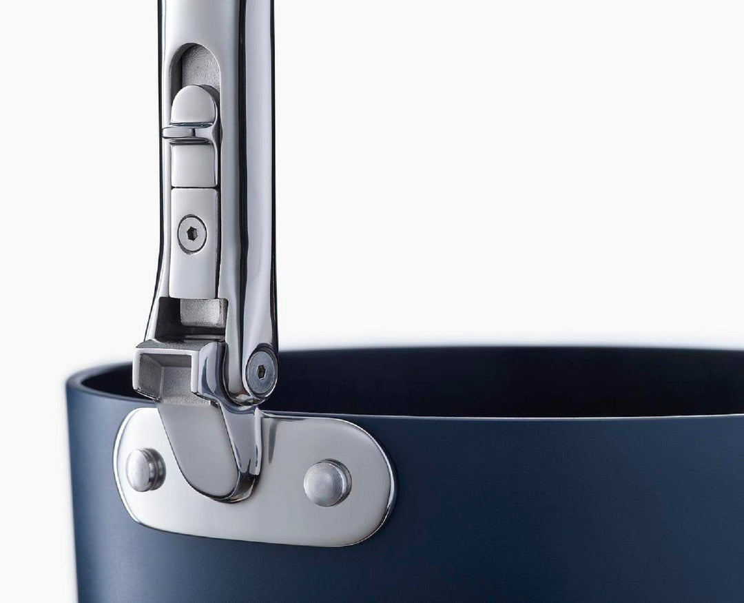 Joseph Joseph Space Folding Handle Ceramic Non-stick Blue Saucepan & Lid