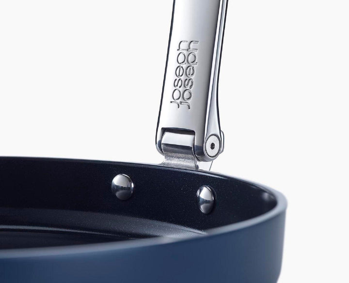 Joseph Joseph Space Folding Handle Ceramic Non-stick Blue Frying Pan