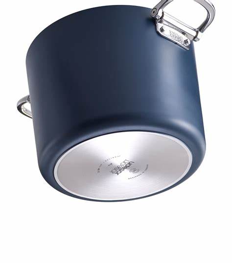 Joseph Joseph  Space Folding Handle Ceramic Non-stick 25cm Blue Stock Pot & Lid