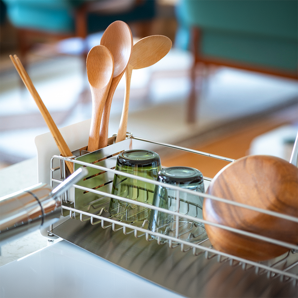 be worth style UtaU Dish Drying Rack Kitchen Organiser