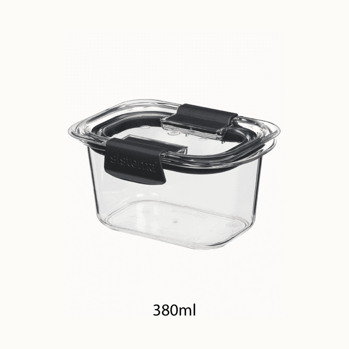 SISTEMA Brilliance Stackable Microwavable Food Storage Container