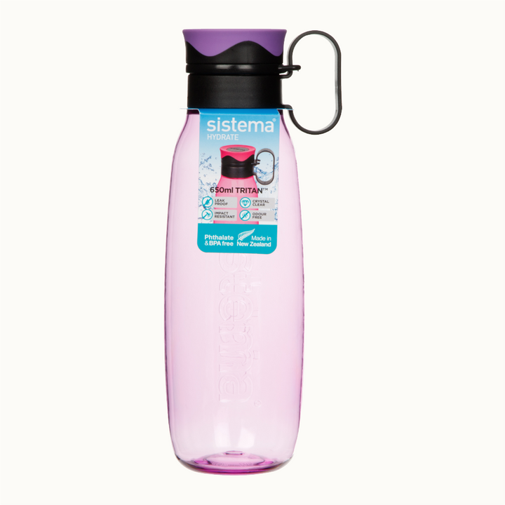 SISTEMA Traverse Plastic Water Bottle With Handle