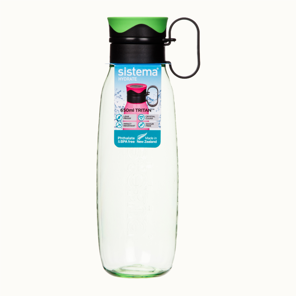 SISTEMA Traverse Plastic Water Bottle With Handle