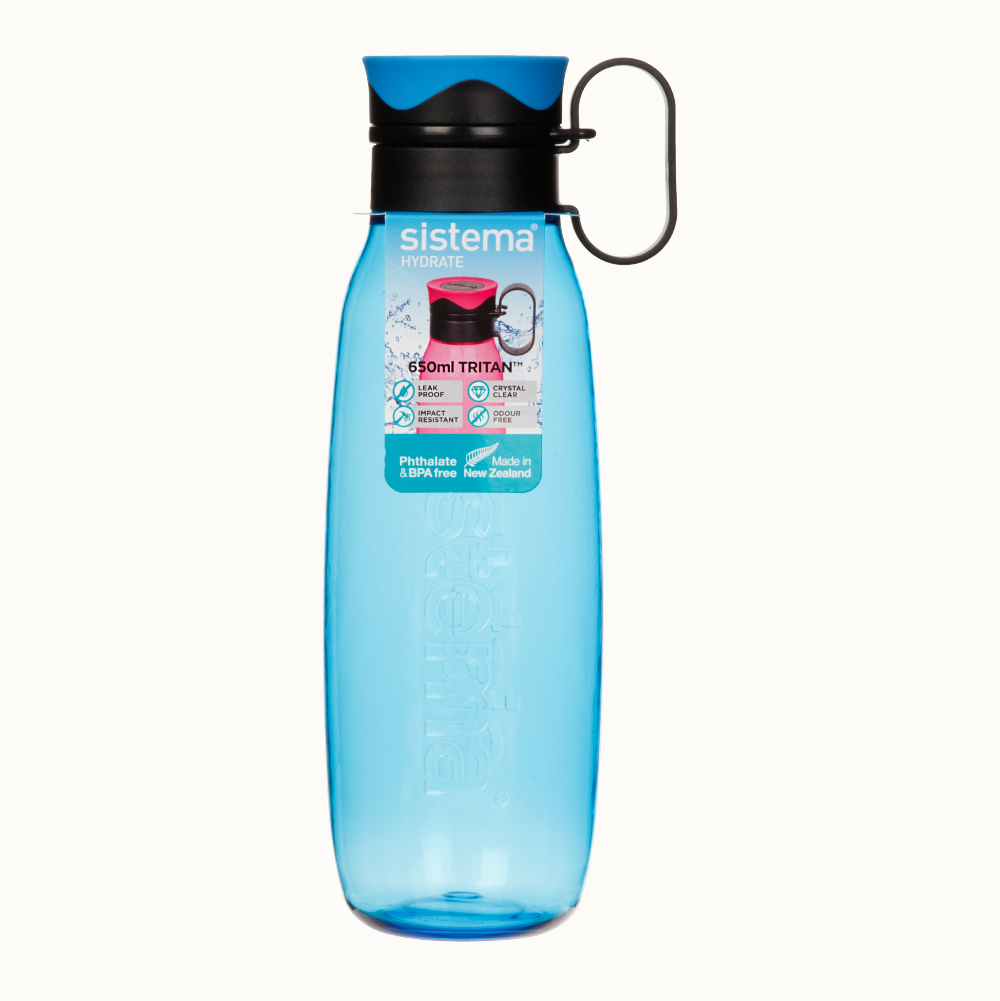 SISTEMA Traverse Plastic Water Bottle With Handle